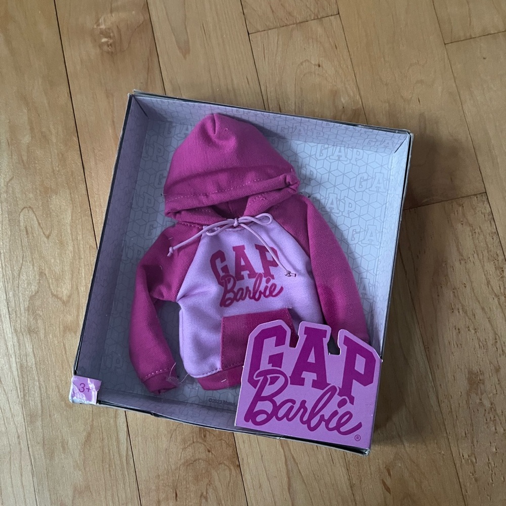 GAP Barbie Pink Hoodie — Barbie doll size